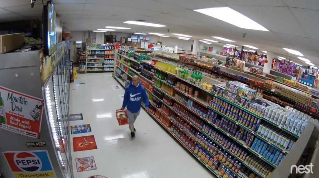 Security Cam Caught Alleged Shoplifter Stealing Groceries — But Store 