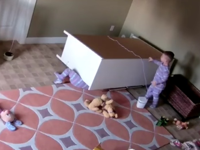 WATCH 2YearOld Saves Trapped Twin Brother Faithwire
