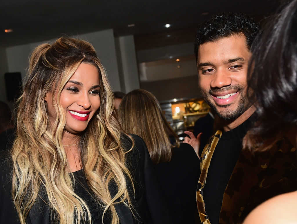 Singer Ciara and NFL player Russell Wilson (Photo by Emma McIntyre/Getty Images for Vanity Fair)