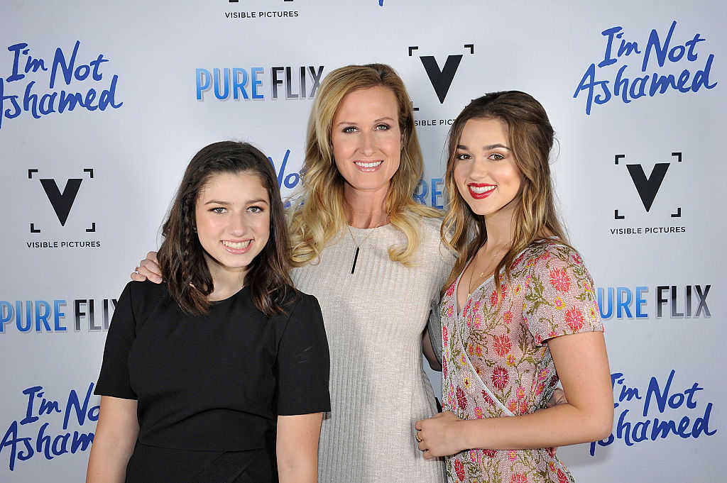 Korie, Bella, and Sadie Robertson (Frederick Breedon/Getty Images for Pure Flix)