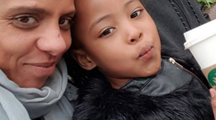 Natasha Elcock, left, and her daughter Shayla, right. (Photo credit: JustGiving.com)