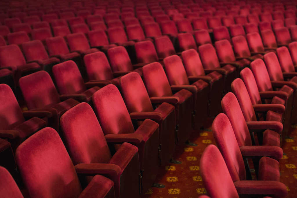 Empty seats in theater auditorium. (Getty Images)