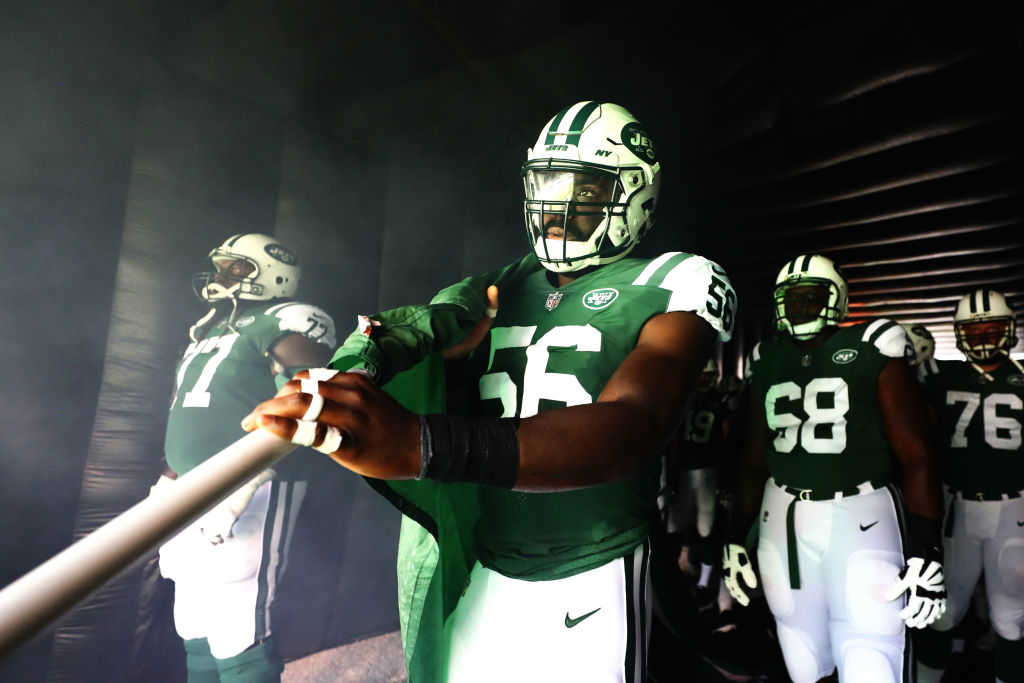 Demario Davis #56 of the New York Jets (Al Bello/Getty Images)