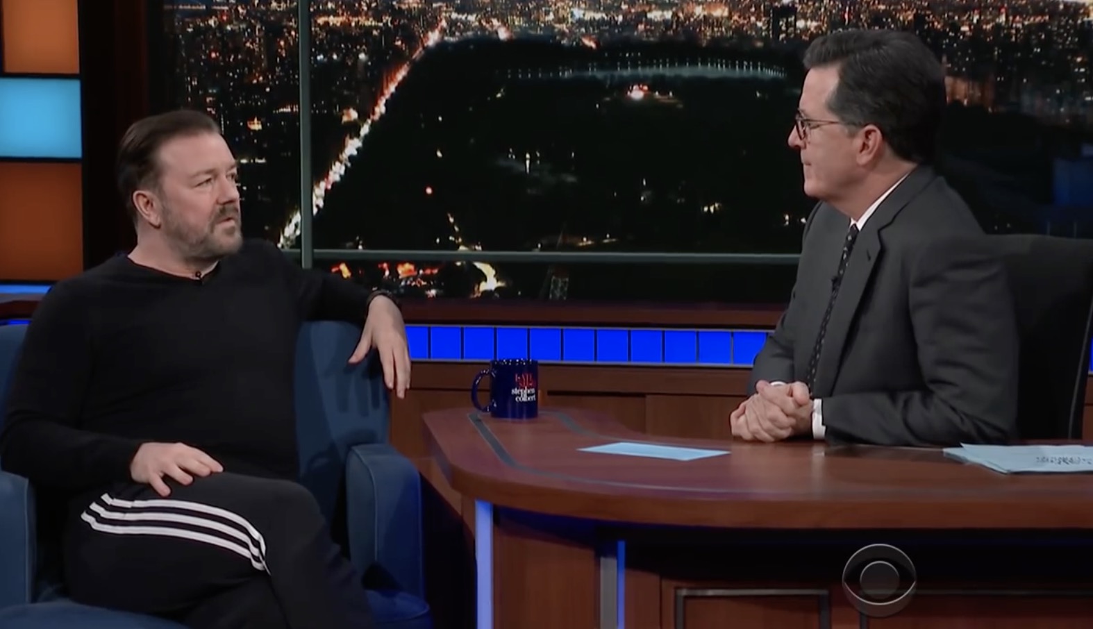 Stephen Colbert Asks Atheist Ricky Gervais if He’s Given Renewed