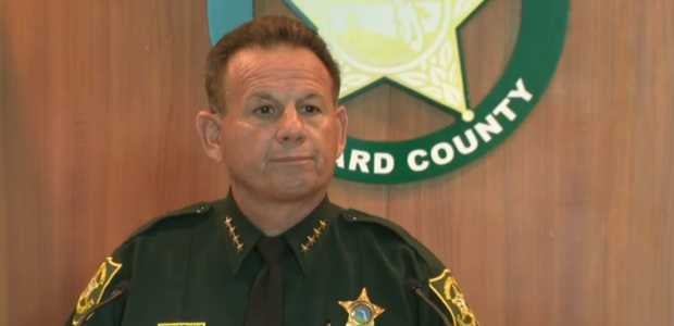 Broward County Sheriff Scott Israel talks to the media about the role of the school resource officer. Credit: Screenshot.
