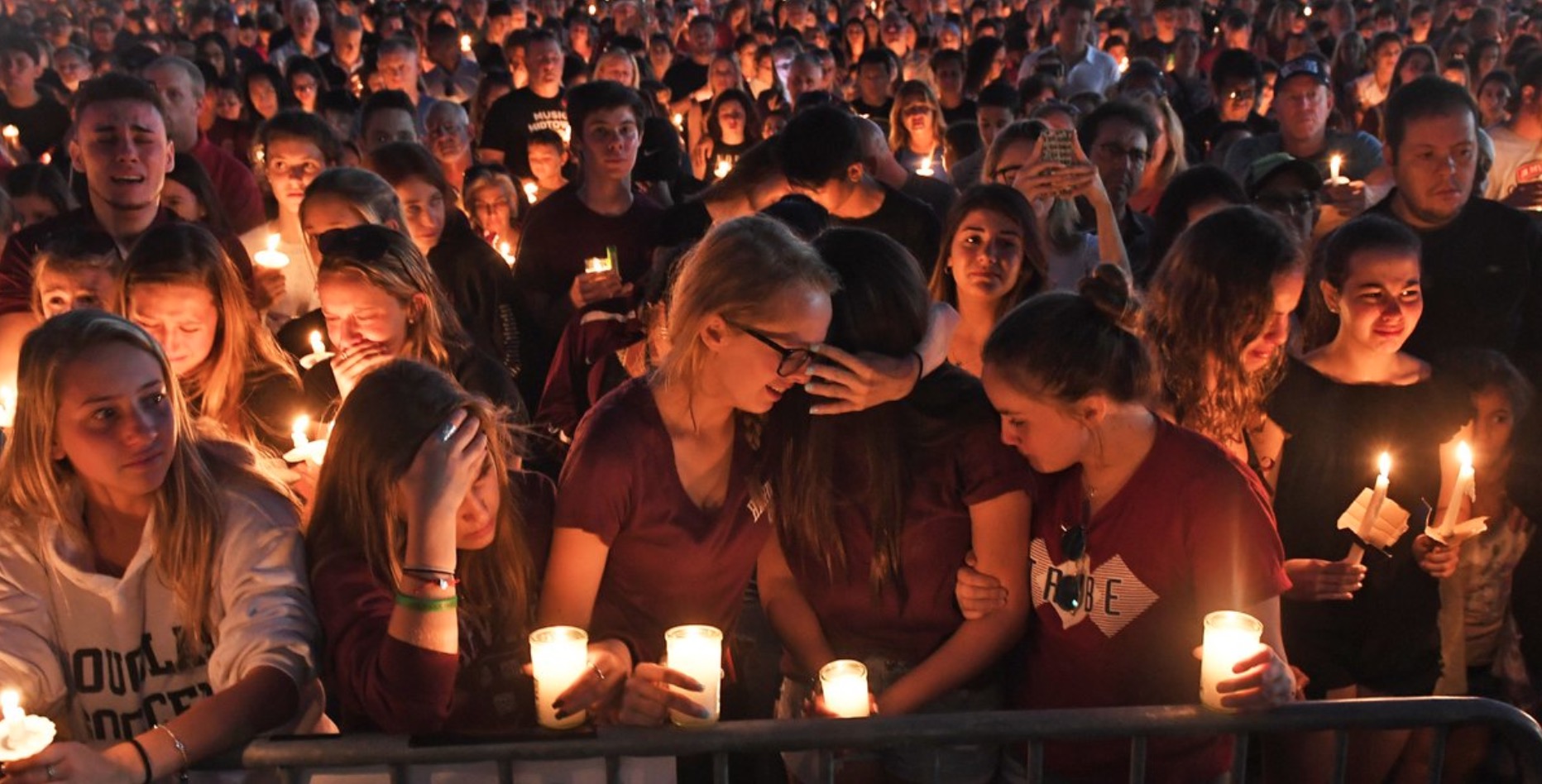 Father Mourns Daughter in Emotional Candlelit Vigil for Parkland