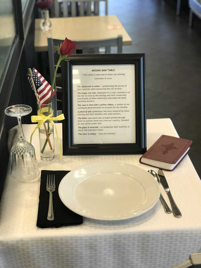 Chick Fil As Powerful Missing Man Table Perfectly Honors Fallen Soldiers Faithwire