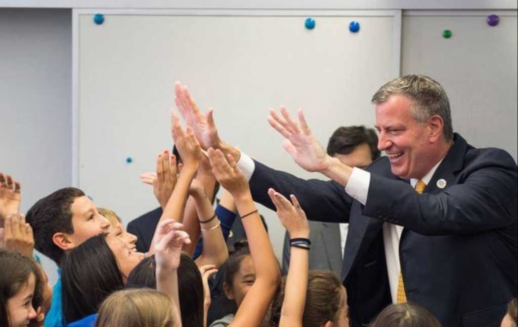 Image source: Facebook/Mayor Bill de Blasio