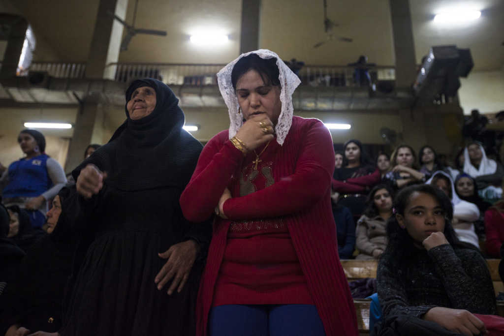 Egyptian Coptic Christians celebrate Christmas. (Photo by Ed Giles/Getty Images)