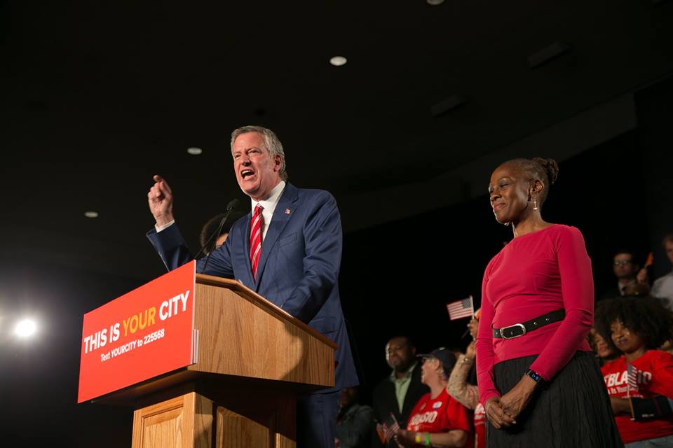 Photo: Facebook / Bill De Blasio