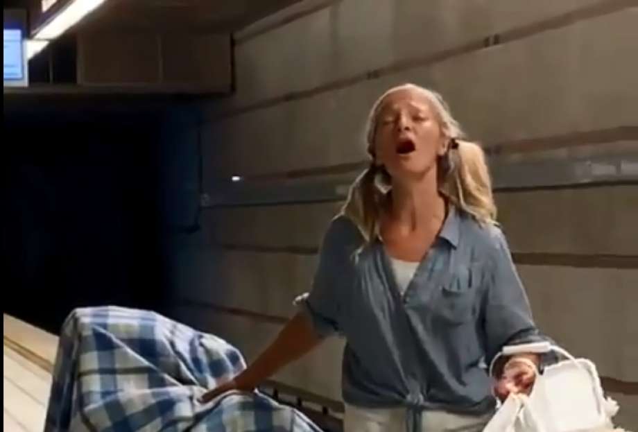 Police video of woman singing opera in LA metro goes viral
