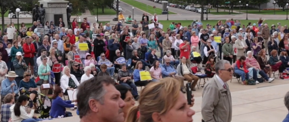 Image: Screenshot / Child Protection League Rally Minnesota