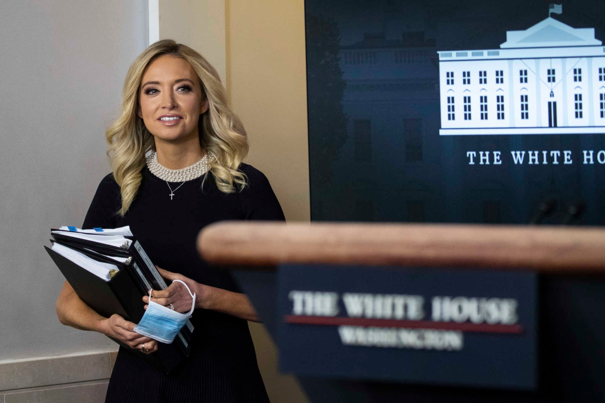 White House Press Secretary Kayleigh McEnany tests 