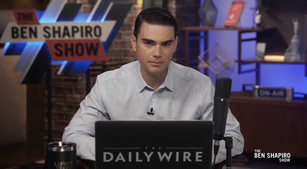 Ben Shapiro/YouTube screenshot