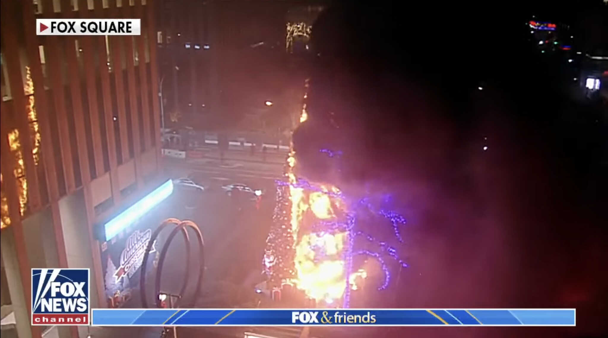 Police Make Arrest After Fox News Christmas Tree Set Ablaze Faithwire