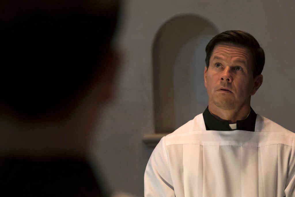 Stuart Long (Mark Wahlberg) in Columbia Pictures' "Father Stu." (Photo by Karen Ballard)