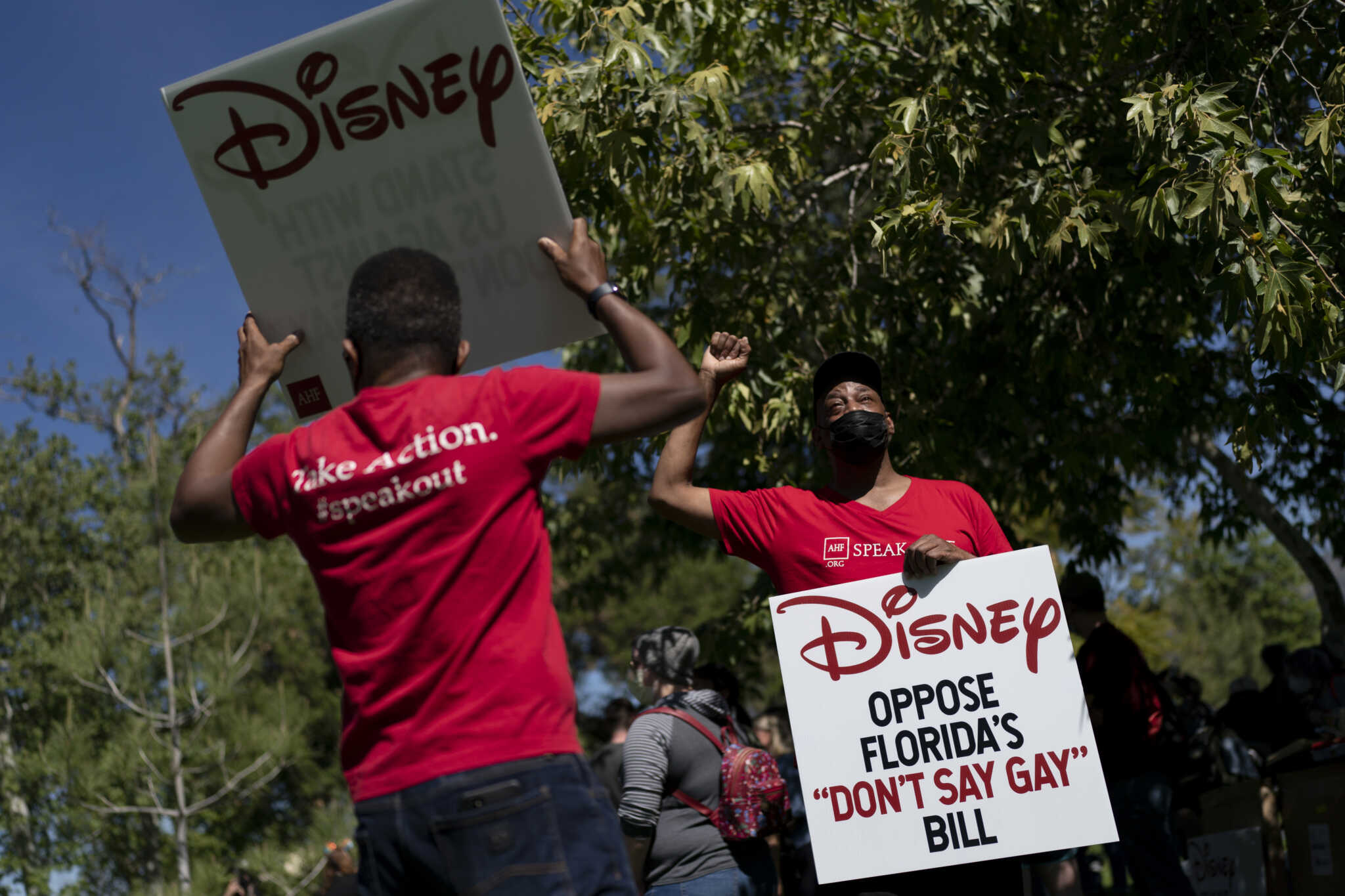 ‘You’re Not Alone’ Disneyland Employee Tells Protesters at Disney HQ