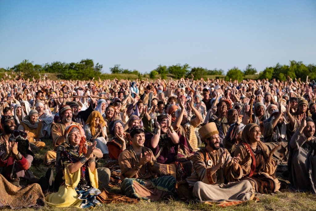 5 Powerful Photos From ‘The Chosen’s’ Biblical Recreation of Jesus Christ Feeding the 5,000