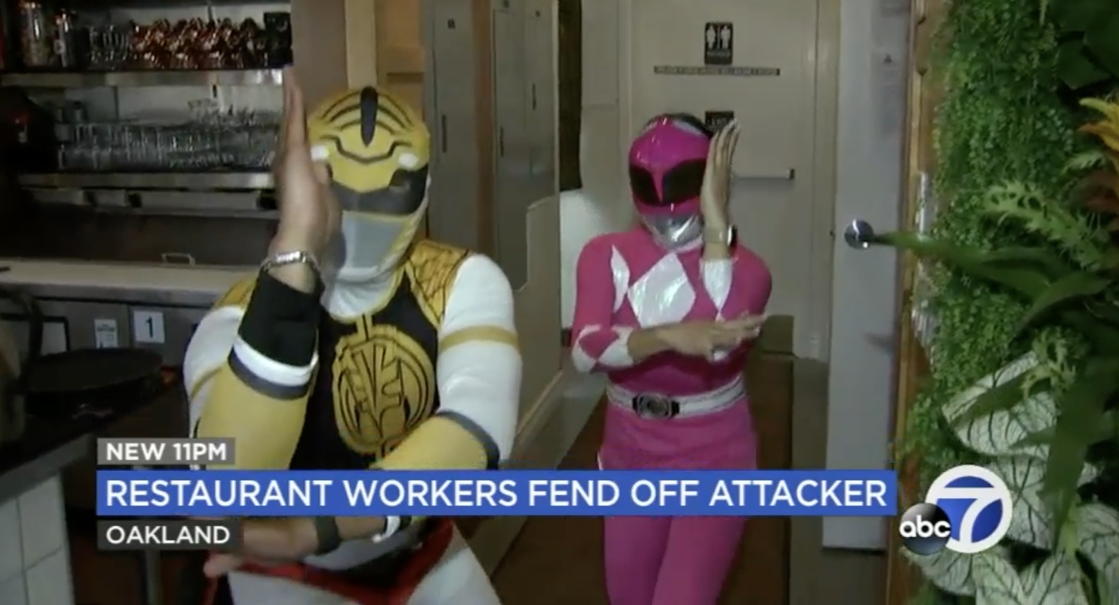 Restaurant Workers Dressed as Power Rangers Reportedly Morph Into Real ...